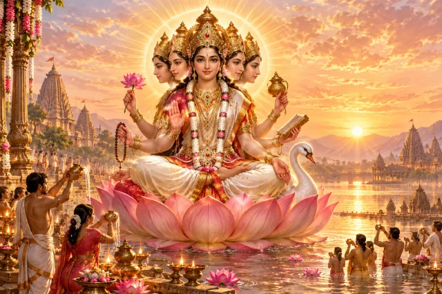 A devotional interpretation of Gayatri Mantra for Savitr (Surya)