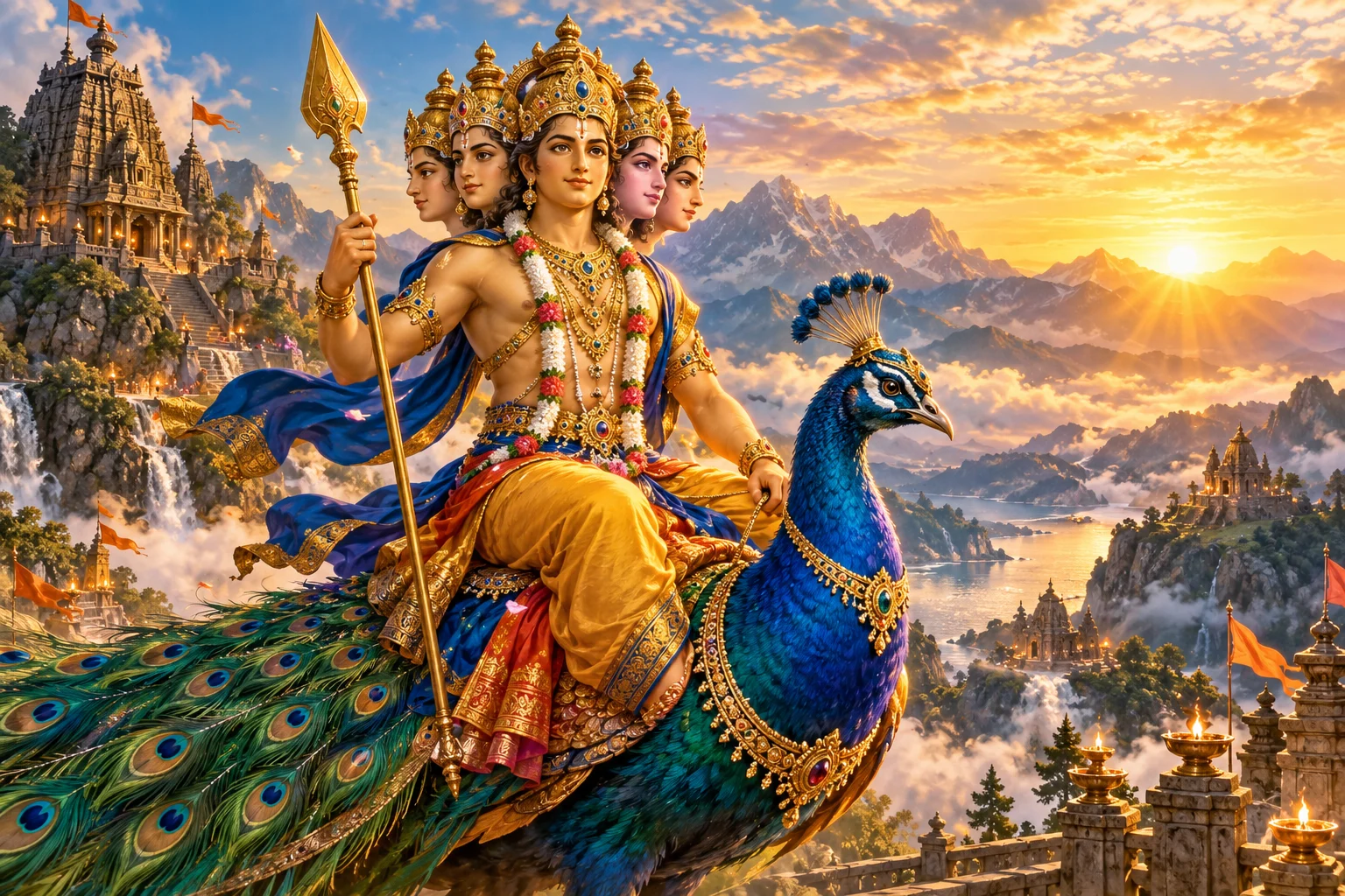 A devotional interpretation of Kartikeya Mantra (Om Saravanabhavaya Namah) for Kartikeya