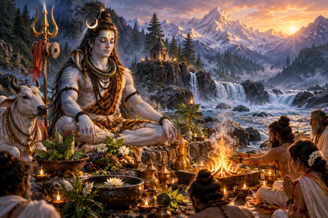 A devotional interpretation of Mahamrityunjaya Mantra for Shiva