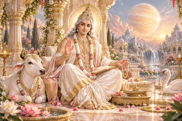 A devotional interpretation of Shukra Mantra (Om Draam Dreem Draum Sah Shukraya Namah) for Shukra